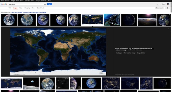 google image search changes