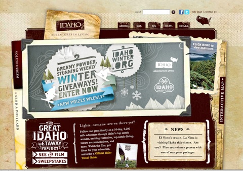 Idaho Travel Website Designs