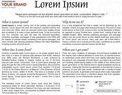 Lipsum Resources for Web Designers