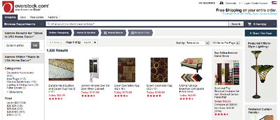 Overstock E-Commerce Web Experiences