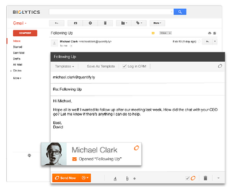 Use HubSpot's Sidekick for email notification