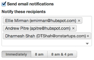 Sales social inbox notify