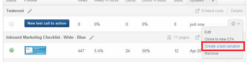 HubSpot CTA