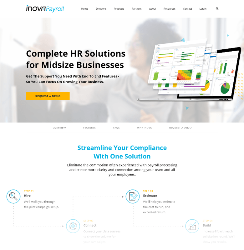Inova Payroll 51-1000+ Employees Homepage
