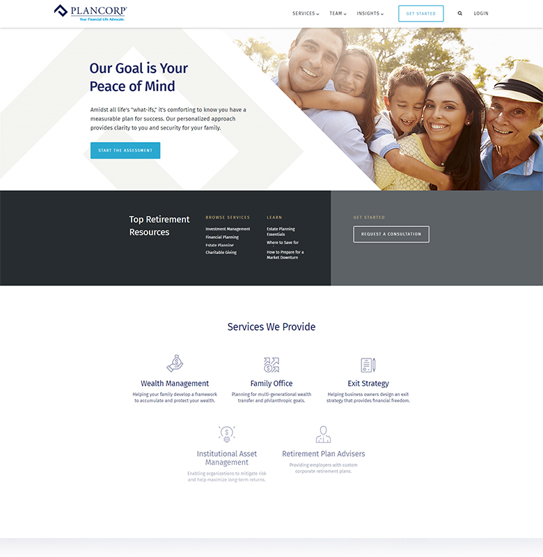 Plancorp Homepage