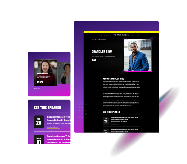 brightlane speaker template