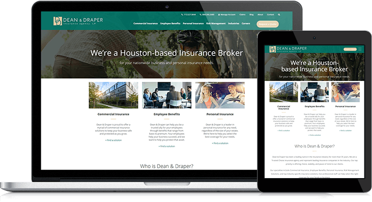 Dean & Draper Responsive Website