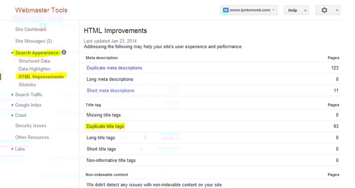 webmaster_tools_html_improvements_Screenshot_highlighted