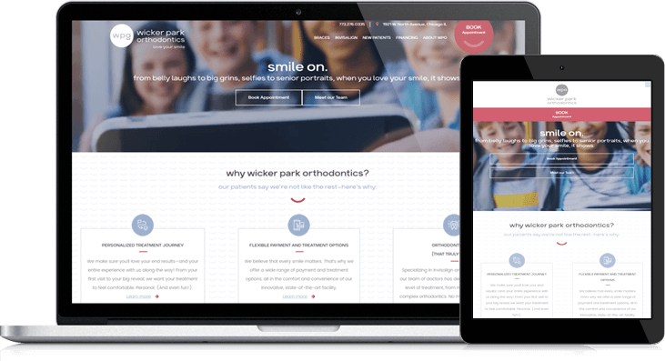 Website Redesign Gives Orthodontics Group Big Smile