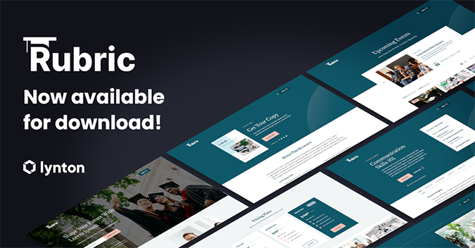 Lynton's HubSpot theme Rubric now available. Click to download.