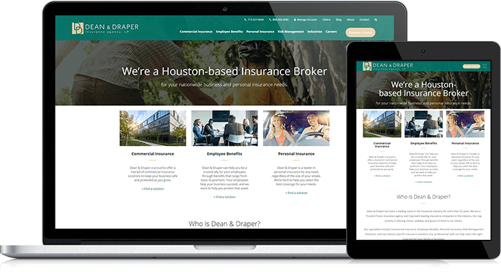 Dean & Draper’s Modernized Website Redesign Maintains Domain Authority