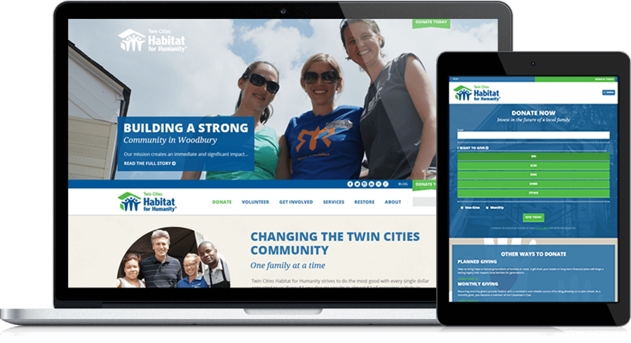 Twin Cities' Habitat for Humanity Website Redesign