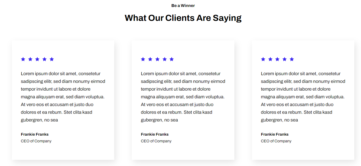 static-testimonials