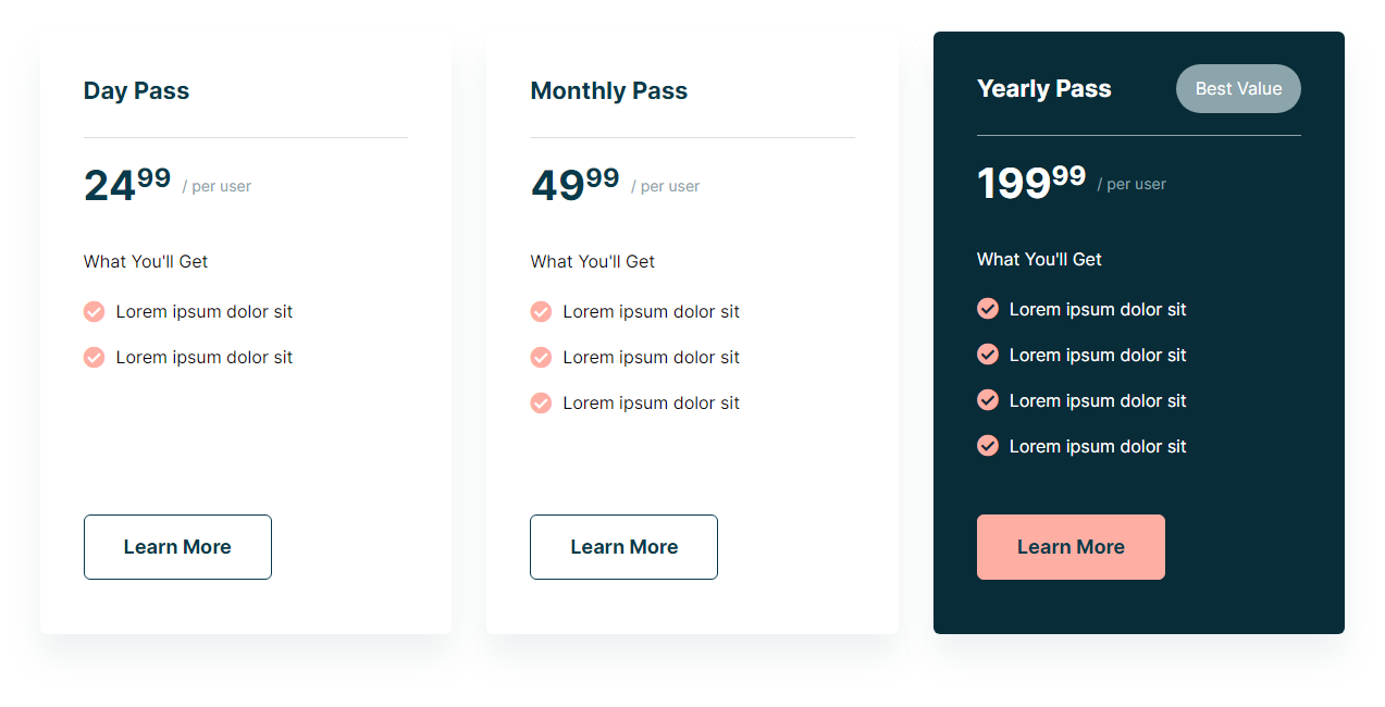 pricing