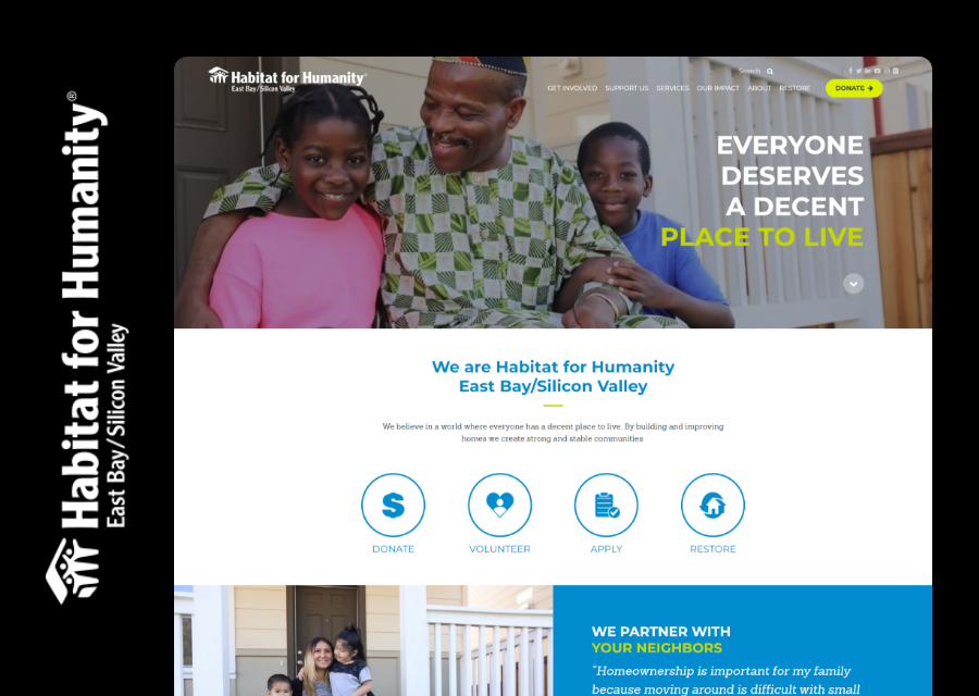 Redesigned Site Sets Habitat for Humanity EBSV Up for Success