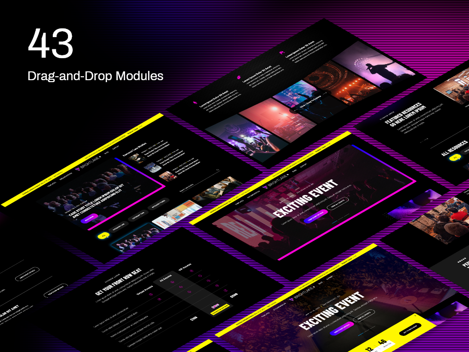 43 Drag-and-Drop Modules