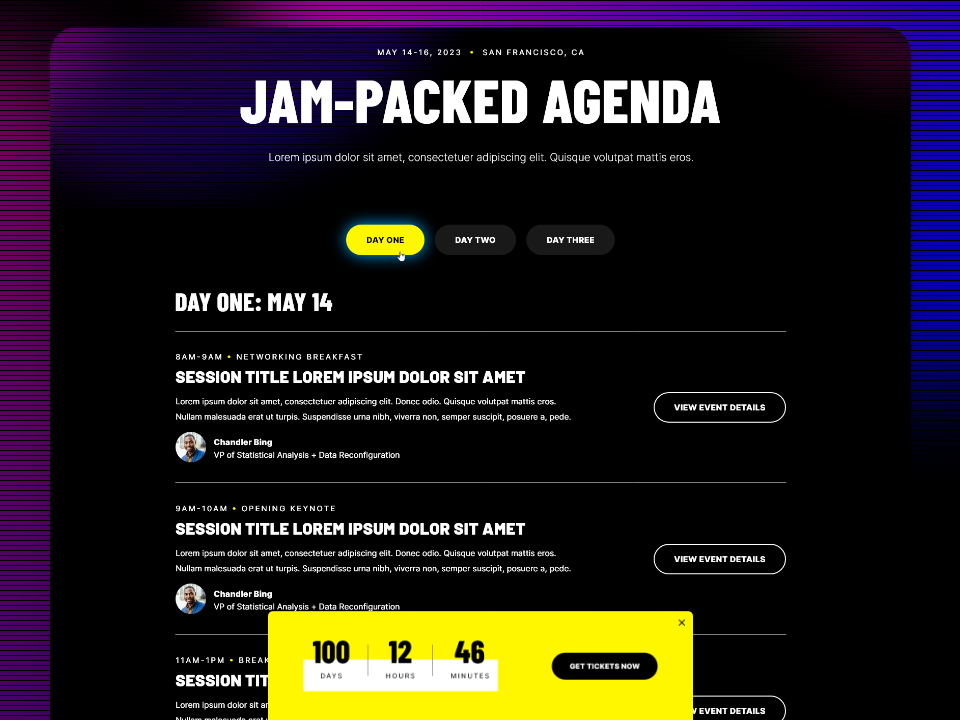 Event-Based Features & More