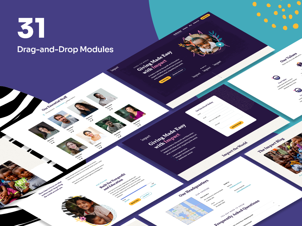 31 Drag-and-Drop Modules