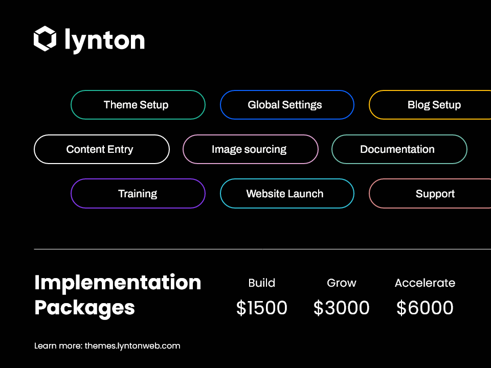 Theme Setup Packages for Your Rubric Implementation