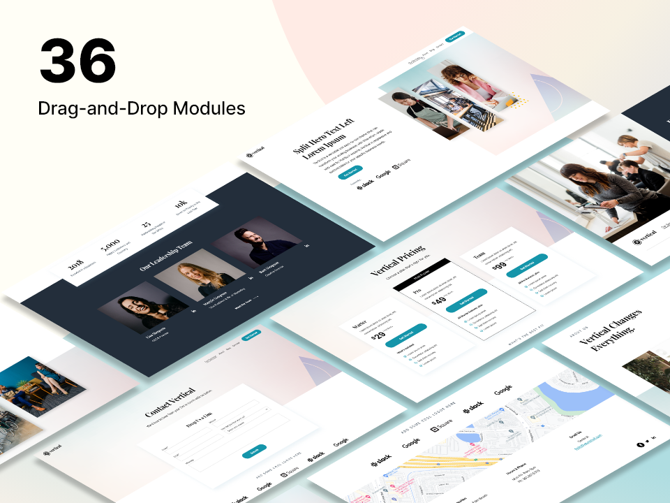 36 Drag-and-Drop Modules